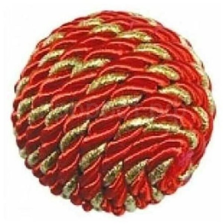 Игрушка к Мяч красно-серебряный нейлон 5см 1ШТ/К7591/ЗР
