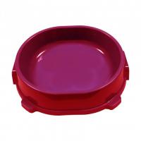 Миска пластик для кошек 0,22л нескользящая фиолетовая Миска пластик для кошек 0,22л нескользящая фиолетовая
