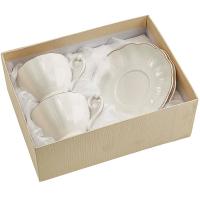 Набор кофейный "Шармель" 4 предмета (2 чашки 110мл+2 блюдца) фарфор Ф5-050В/2 /36шт/ Beatrix