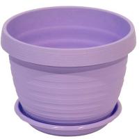 Цветочный горшок Толедо 3л лавандовый с поддоном 5PL0433 