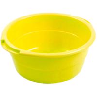 Таз 8л круглый ударопрочный желтый /10шт/Рад