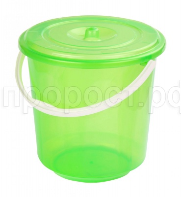 Ведро 5л Хозяюшка с крышкой Ведро 5л Хозяюшка с крышкой