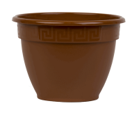 Цветочный горшок Антик 3,6л терракотовый с поддоном