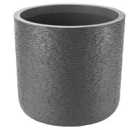 Кашпо СЛАНЕЦ 24л графитовый М3201