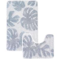 Комплект ковриков д/ванной и WC Монстера 60*100/50*60см светло-серый МС2-008 /25шт/ My Crystal Комплект ковриков д/ванной и WC Монстера 60*100/50*60см светло-серый МС2-008 /25шт/ My Crystal