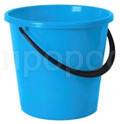 Ведро 10л Ромашка голубой 02013 Ведро 10л Ромашка голубой 02013