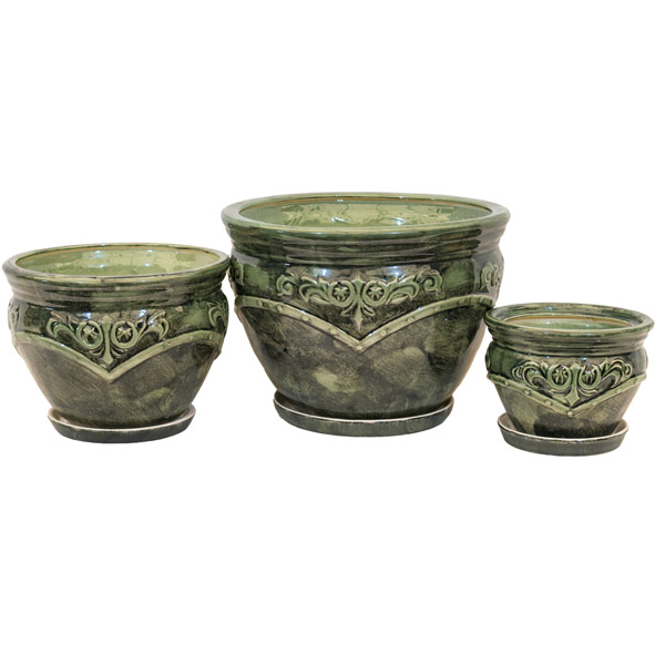 Прага из 3-х зеленый