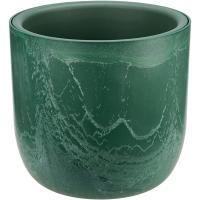Кашпо МИКРИТ 3,7л зеленый слайн М3266 /8шт/М-пласт