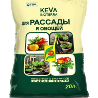 Грунт Гера KEVA BIOTERRA для Рассады и Овощей 20л 1шт