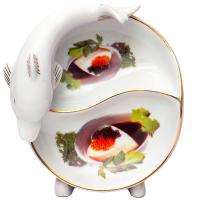 Икорница 15,5*15,5*8см Икорная тарелка 102-12019 /36шт/PSF