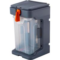 Лоток д/метизов подвесной 80*77*125 Expert малый с крышкой серо-свинцовый BR3946 /20шт/ПР