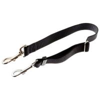 Удлинитель для поводка 25мм 50см-80см черный/металл 73-2893/Пет Лайн