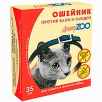 Ошейники Доктор ZOO д/кошек и мелк.собак 35см/6шт ШБ/ZR0601/ЗР
