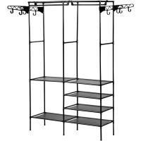 Вешалка-стойка 170*107*36см 2 секции 107296 /5шт/Рыжий Кот Вешалка-стойка 170*107*36см 2 секции 107296 /5шт/Рыжий Кот