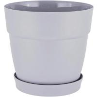 Кашпо Villa de Fiori D380 26л утренний туман с под. на колесиках IG6605 /6шт/ПР