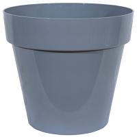 Кашпо Порто 15л серый шелк с дренаж. вставкой /5шт/ДТ 