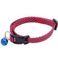 Ошейник нейлон 10мм д/кошек 30см красный/00210044-02/Каскад