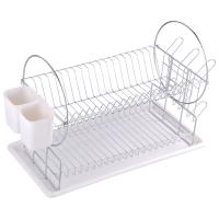 Сушилка д/посуды 2-ух уровн. DR-1 настольная 50*23*36см метал. 310851/12шт/Рыжий Кот
