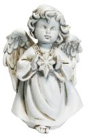 Фигура Ангелочек со звездочкой L11W8H15см антик 626425/А027