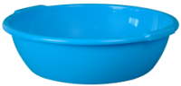 Таз 25л с ручками голубой 03007