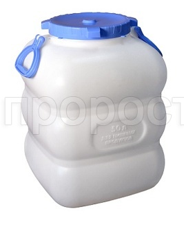 Фляга "Гранде" 50л с ручками белый Фляга "Гранде" 50л с ручками белый