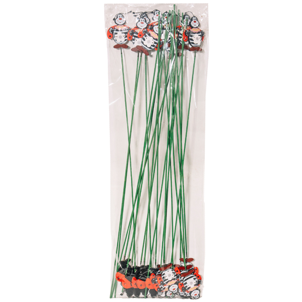 Стикер Божья коровка веселая 24шт 50см FH13145W