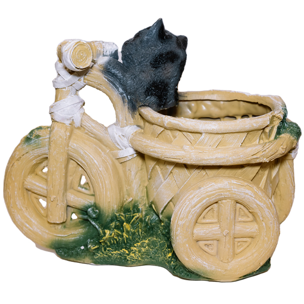 Зоокашпо Котенок на велосипеде АФ