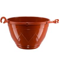 Подвесное Лилия 4л терракот