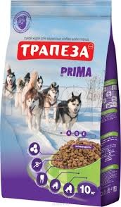 Корм для собак с высокой и продолжительной физечской нагрузкой  Трапеза Прима 10кг/3071 Корм для собак с высокой и продолжительной физечской нагрузкой  Трапеза Прима 10кг/3071