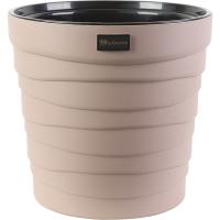 Кашпо Бархан 12л фраппе с вставкой КШ-0550 /1шт/ПП