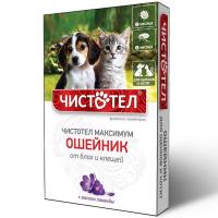 Ошейники Чистотел Максимум Юниор д/щенков и котят (красный) п/б и п/к /100шт/С613/Экопром