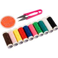 Швейный набор 10 катушек+иголки+ножницы 104563 /192шт/Рыжий Кот Швейный набор 10 катушек+иголки+ножницы 104563 /192шт/Рыжий Кот