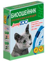 Ошейники Доктор ZOO БИО красный д/кош и мелк.собак 35см/6шт ШБ/ZR0922/ЗР