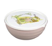 Салатник 2л Тоскана с крышкой какао 09036 /20шт/Арз