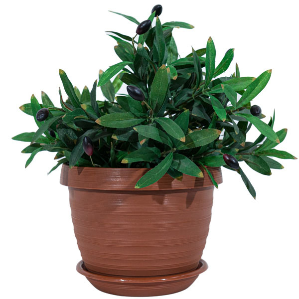 Цветочный горшок Толедо 3л терракотовый с поддоном 5PL0434