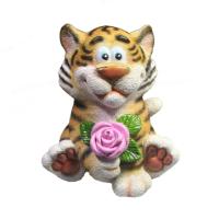 Тигр с розой L9W8.5H10,5см 716221/SGT013 Тигр с розой L9W8.5H10,5см 716221/SGT013