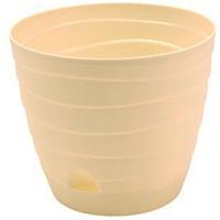 Кашпо Бриз 1,7л светло-бежевый с прик. под. /10шт/Рад