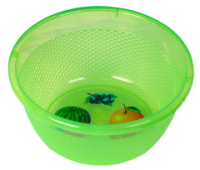 Чаша 8л Медовая прозрачно-зеленый