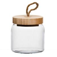 Банка стеклянная 575мл с бамбук. крышкой ВУДИ В КОРОБКЕ 43573В/ 6шт/Pasabahce