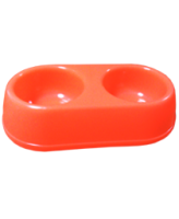 Миска двойная для кошек 01 Бриллиант Миска двойная для кошек 01 Бриллиант