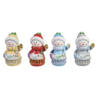 Фигура Снеговик  L6.5W5H9см 4вида  714210/W093 