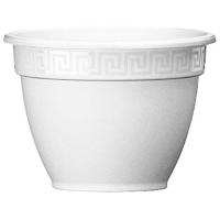 Цветочный горшок Антик 3,6л белый с поддоном