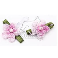 Резинка  Цветочки 2,5*1,5см 2шт/уп 