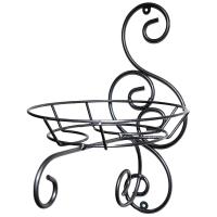 Подставка Настенная РЗДИ Крюк Комбо 1 горшок графит