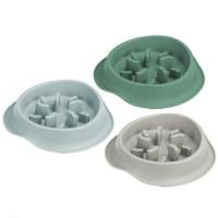 Миска одинарная пластик ФЛАВ д/кошек и собак для медленного кормления 450мл смоки /М1804/М-пластика