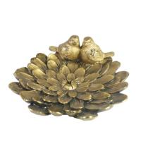 Фигура Подставка декор Цветок с парой птичек 713967/D164