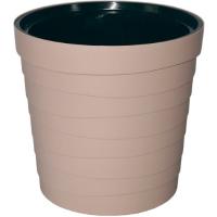 Кашпо Дюна 11л темно-бежевый с вставкой 02097 /5шт/Милих