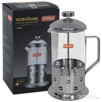 Чайник/кофейник (кофе-пресс) "Caffe" B535-1000ML сталь  Чайник/кофейник (кофе-пресс) "Caffe" B535-1000ML сталь