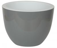 Кашпо Орион 2,3л серый муссон/белый ОР17-70