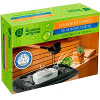 Соляной брикет с травами можжевельник д/бани и сауны Банные штучки 1300г 32256 Соляной брикет с травами можжевельник д/бани и сауны Банные штучки 1300г 32256